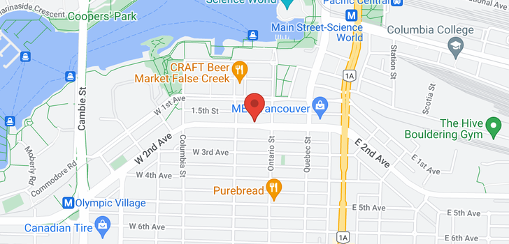 map of 205 63 W 2ND AVENUE